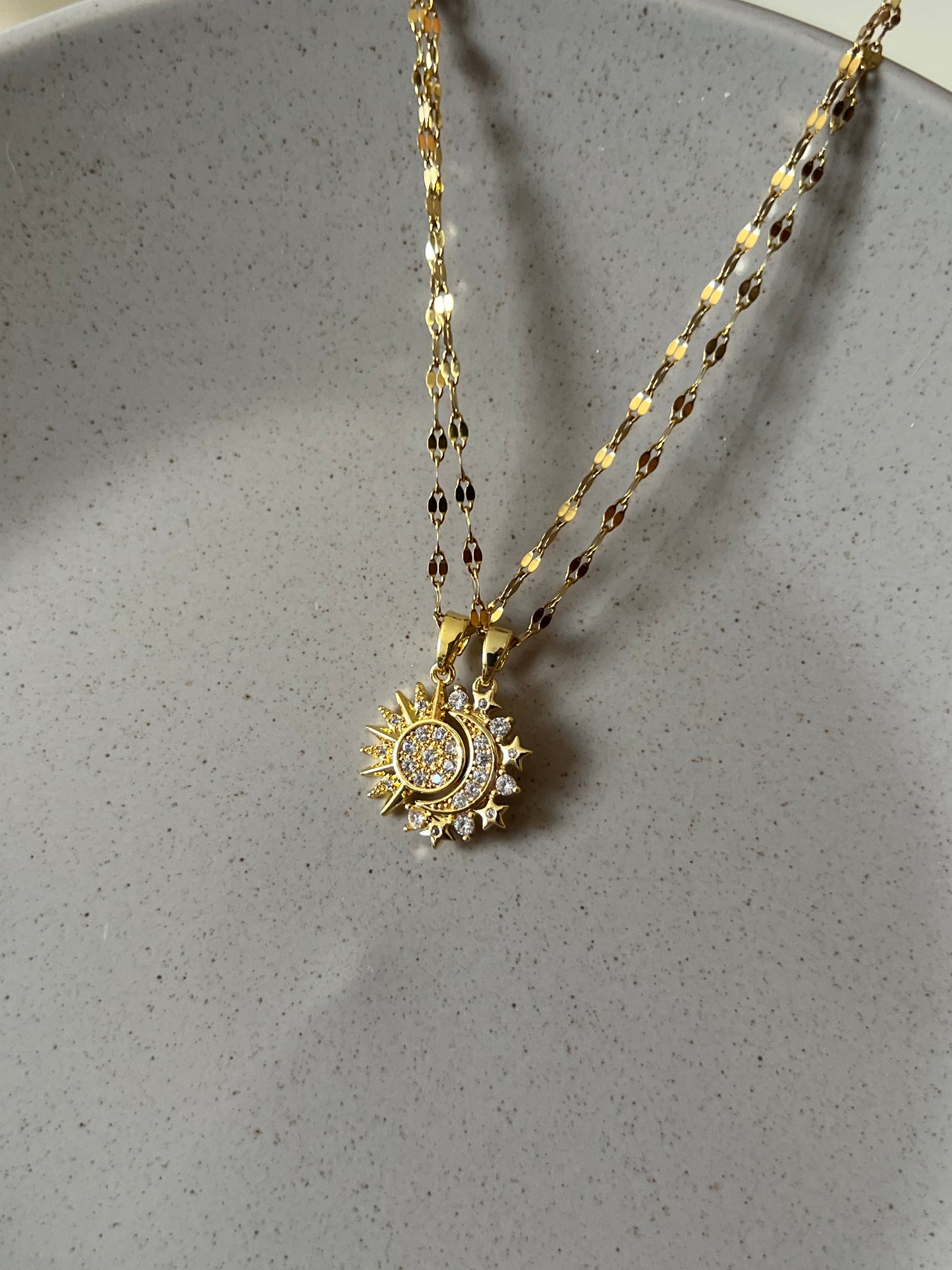 Set Luna y sol 2 collares