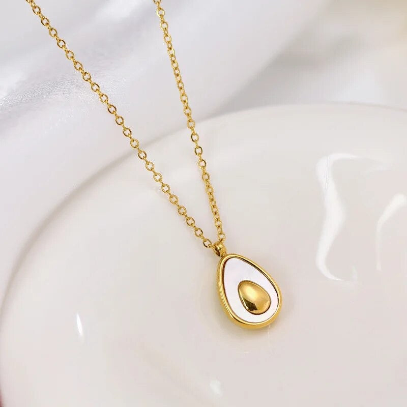 Collar Avocado Nácar
