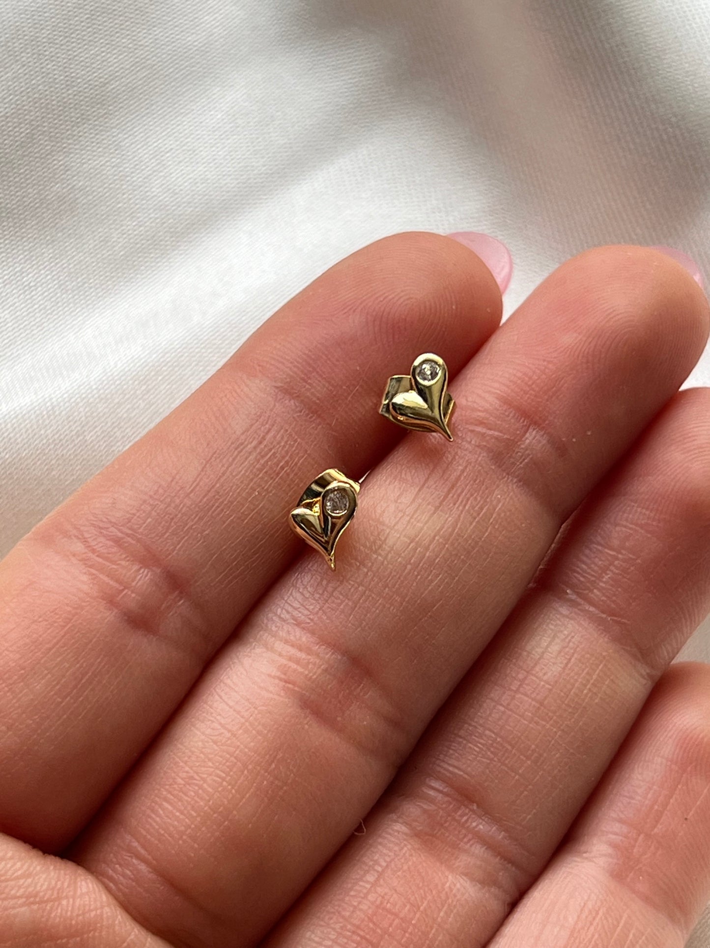 Aros corazón mini
