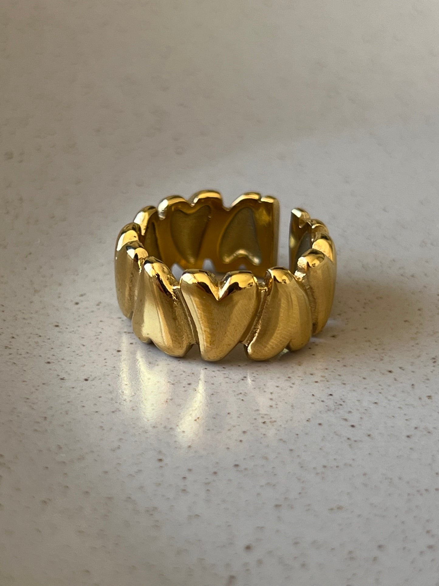 Anillo corazones