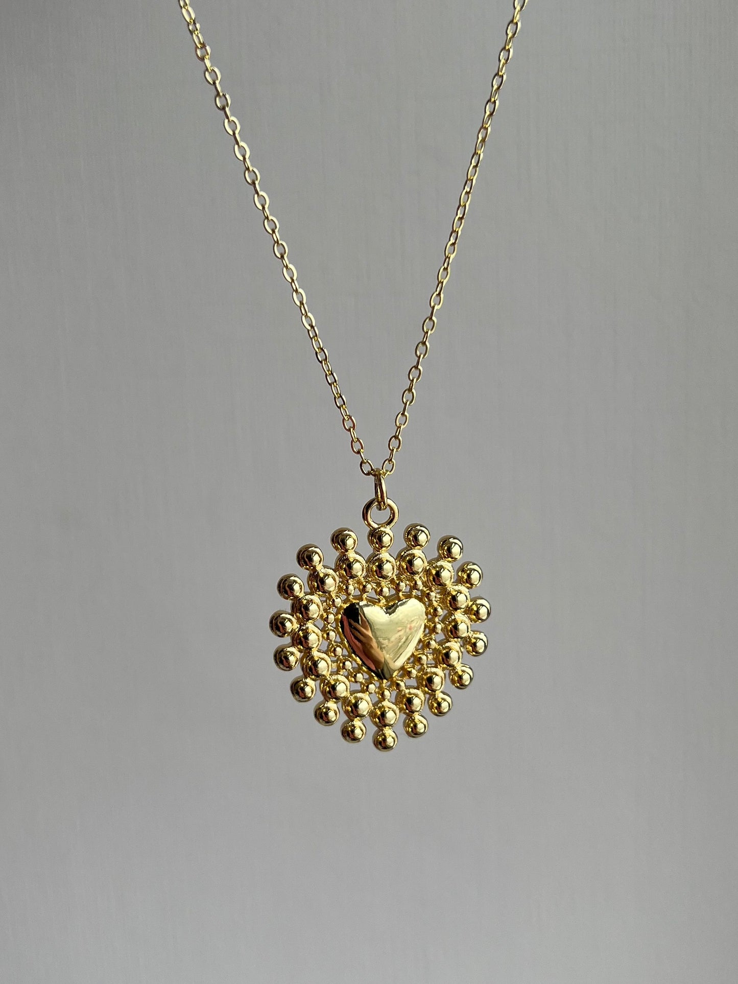 Collar corazón maxi