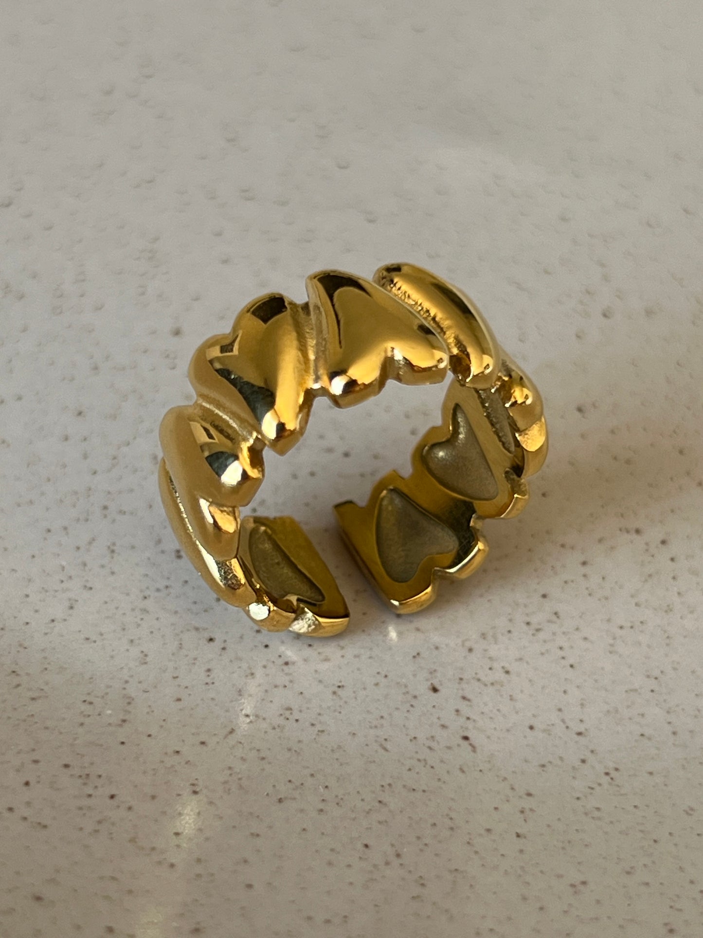 Anillo corazones