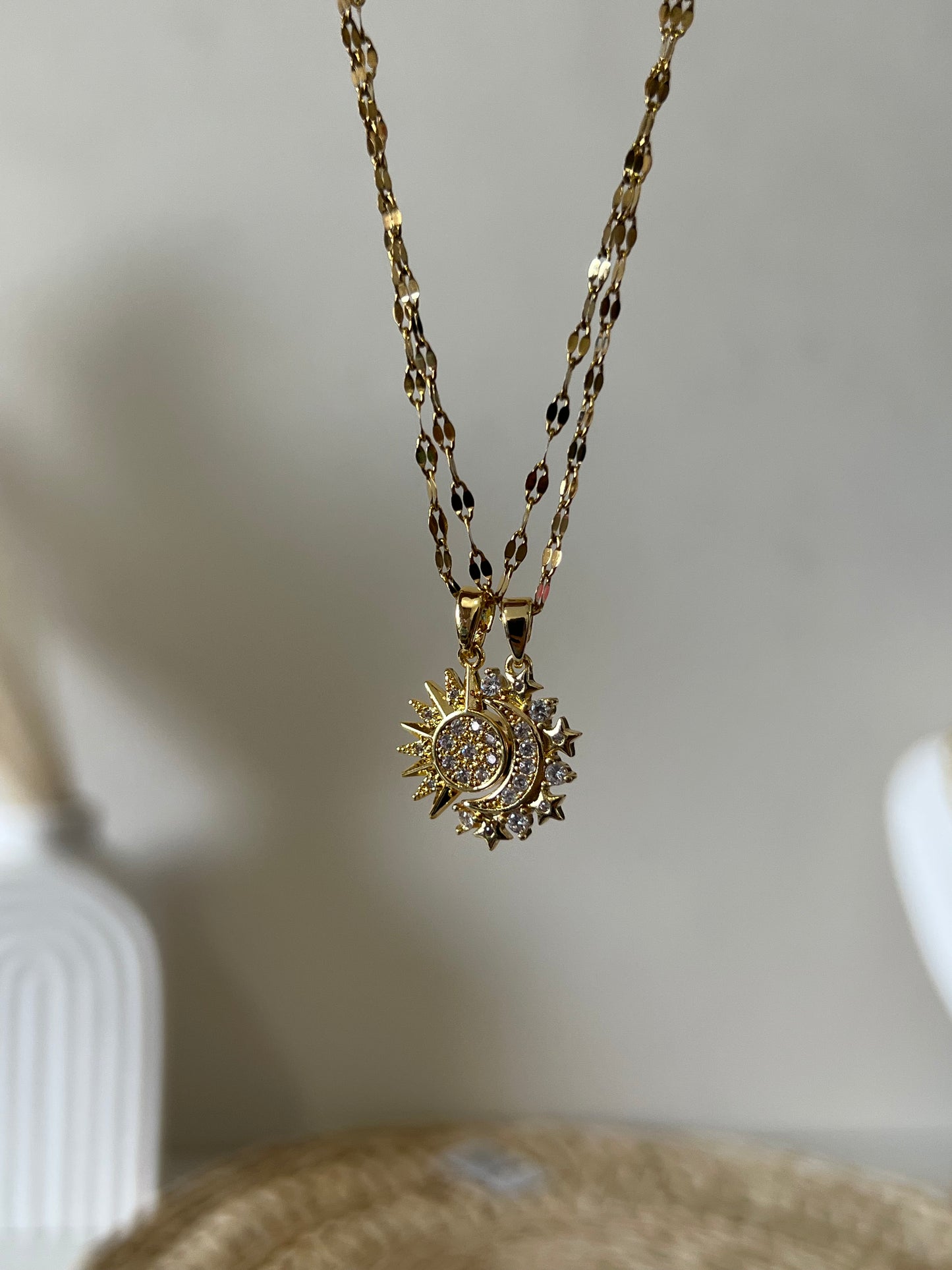Set Luna y sol 2 collares