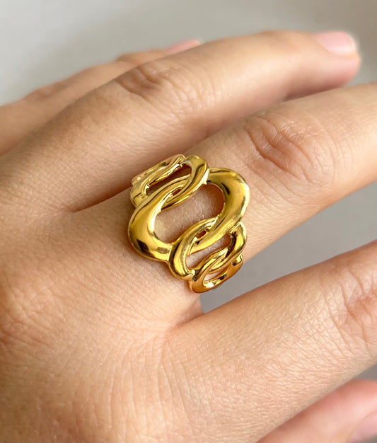 Anillo ajustable Gota