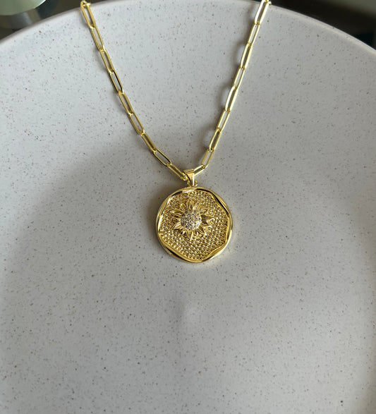 Collar girasol