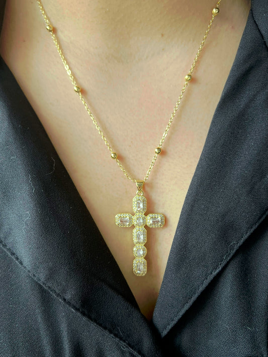 Collar Cruz Radiante