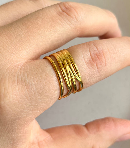 Anillo ajustable lineas