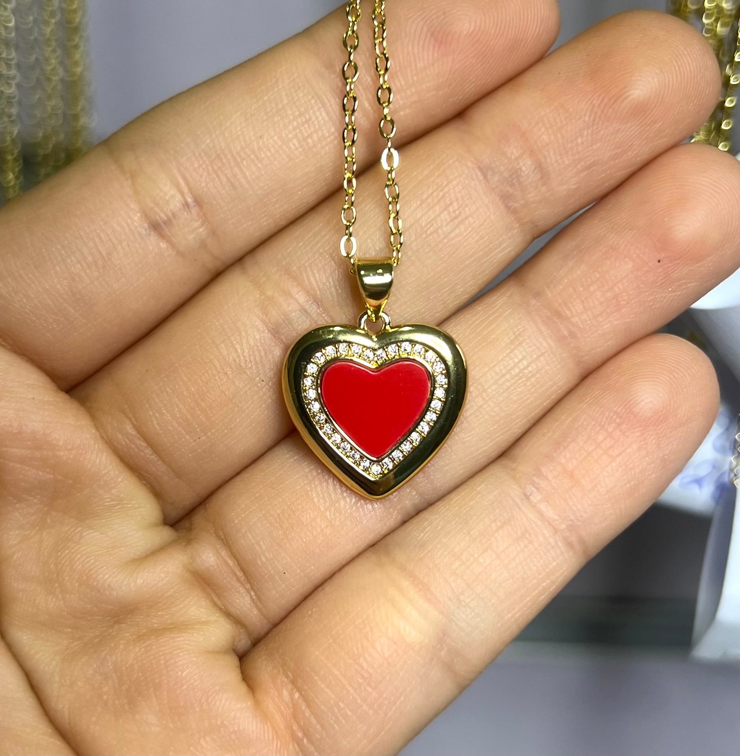 Collar corazón